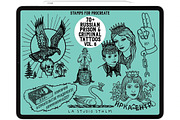 Bundle Prison&CriminalTattoos-Stamps, a Brush Add-On by LA Studio Sthlm (Thumbnail 7 of 13)