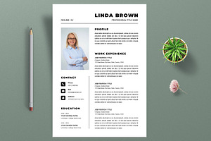 Clean Resume Layout, a Resume Template by ContestDesign