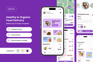 Madang – Organic Meals App UI Design, an App Template by twinstd