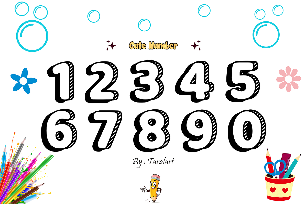 School Prizes - Kids Display Font, a Sans Serif Font by KiddoGlyphs Studio (Photo 5 of 5)