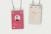 Calmae Pilates Instructor - ID Card, a Card Template by VUNIRA (Thumbnail 3 of 3)