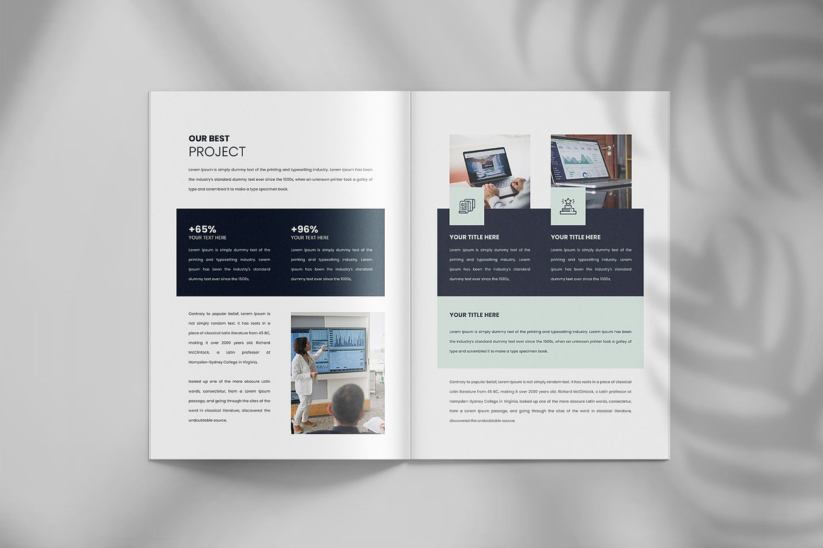 Company profile brochure template, a Brochure Template by Tanmoy Topu (Photo 8 of 12)