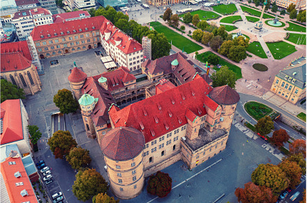 Old castle in Stuttgart, Germany