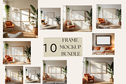 Boho Horizontal Frame Mockup, a Household Mockup by StormDigitalArt (Thumbnail 2 of 2)