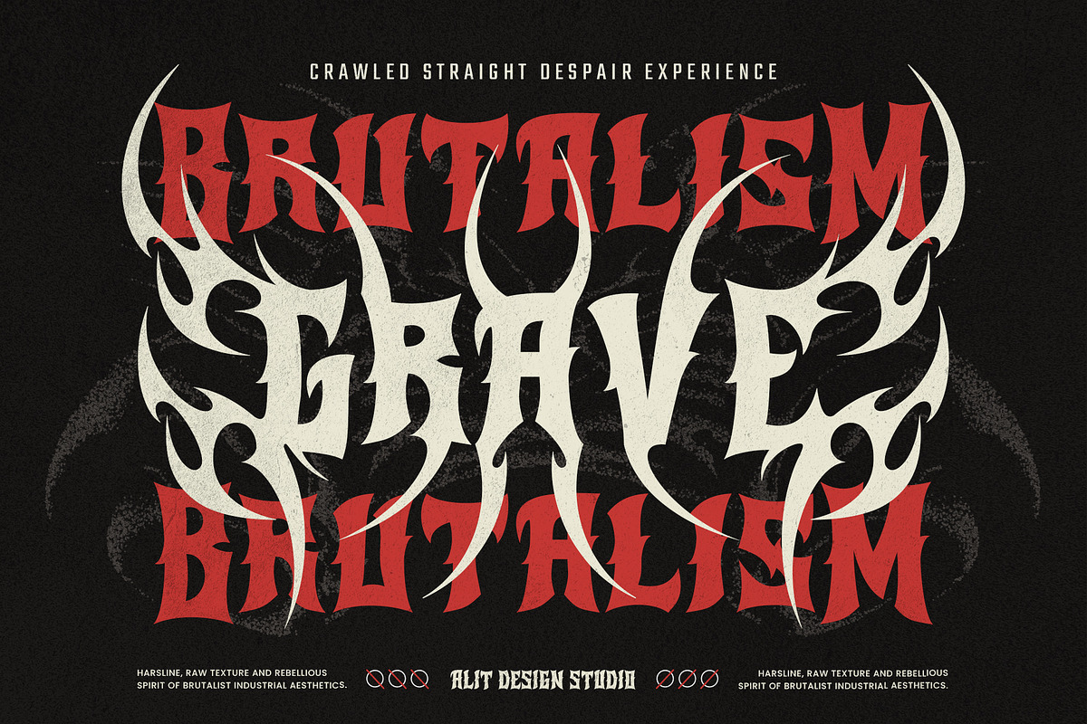 Red Band Typeface, a Blackletter Font by alit design (Photo 2 of 17)