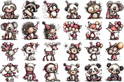 Whimsical New Year Animal Party Clip, an Illustration by Sublimation Artist (Thumbnail 2 of 6)