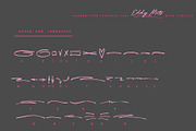 Eddy Mits Cyrillic Textured Font, a Script Font by IraDvilyuk (Thumbnail 11 of 11)