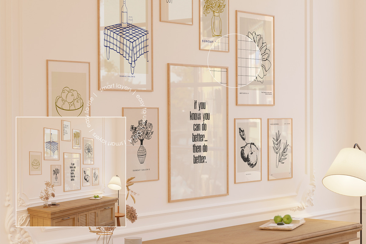 ADELE ROOM | Frame mockup set, a Household Mockup by yuliyuri.studio (Photo 19 of 44)