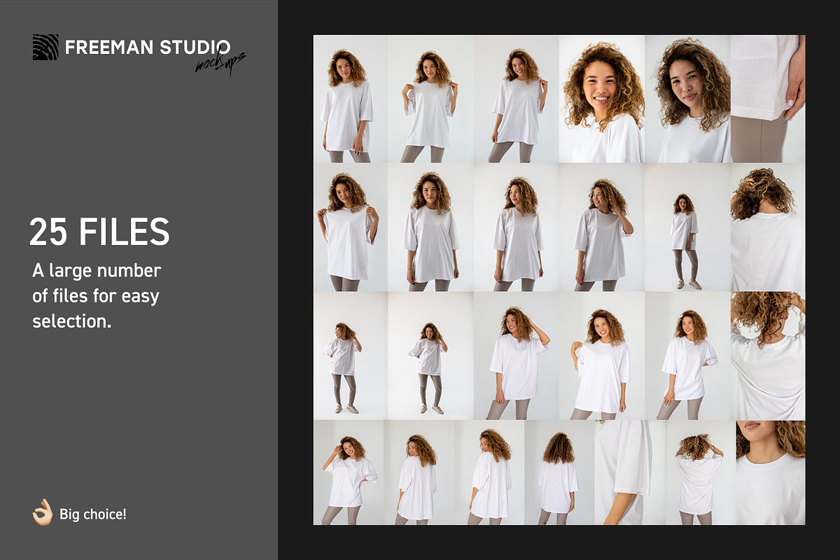 T-Shirt Mock-Up Set, a Shirt Mockup by Freeman Studio (Photo 2 of 18)