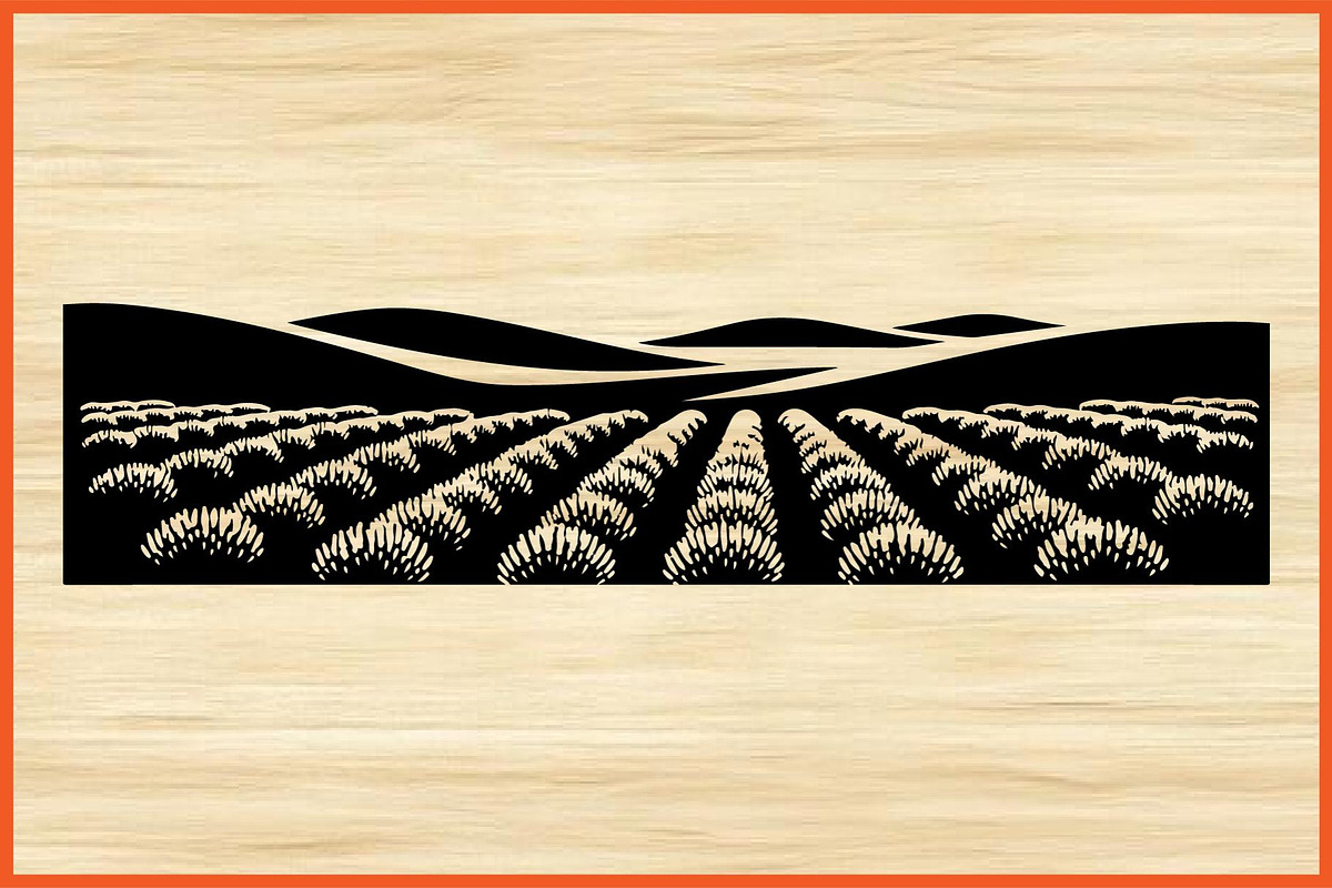 Rural Landscape Silhouette Bundle, an Object Illustration by Designer_Momina (Photo 2 of 8)
