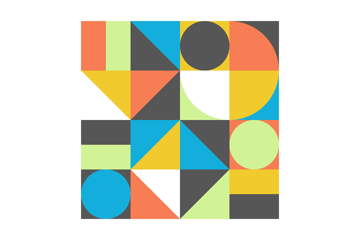 Geometric Mid Century Modern Pattern, a Pattern Graphic by Neo Geo (Photo 8 of 11)