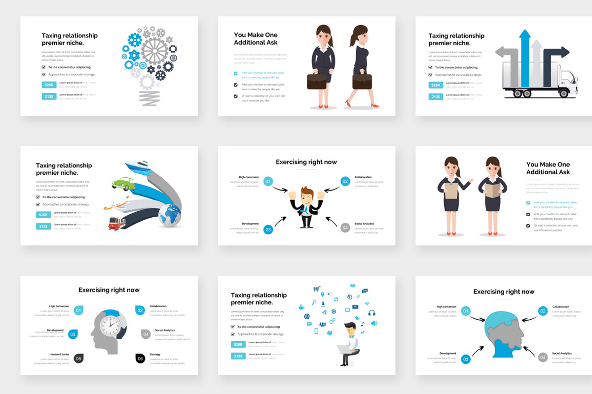 Rexio Creative Powerpoint Template, a Presentation Template by One Percent Studio (Photo 11 of 19)