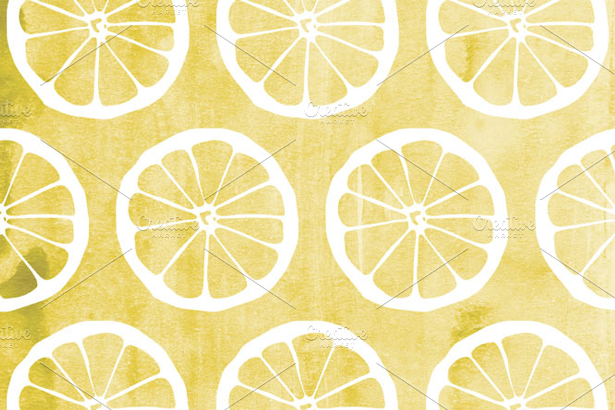 12 Summer Fruit Digital Patterns preview 3