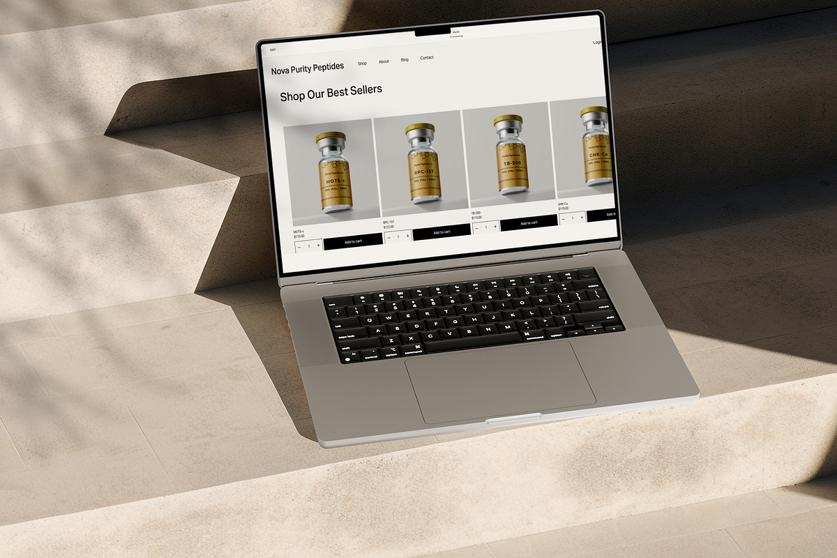 Nova Squarespace Peptide Website, a Squarespace Template by Templatelabsdesign (Photo 11 of 16)