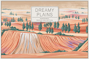 Fresco collectionDreamy Plains, a Wallpaper Graphic by Natalia0307 (Thumbnail 1 of 12)