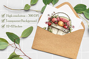 Summer Fruit Basket Clipart, an Illustration by Libby Wishes (Thumbnail 7 of 7)