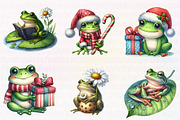 Cute Frog Clipart, an Illustration by CreationArt (Thumbnail 4 of 5)