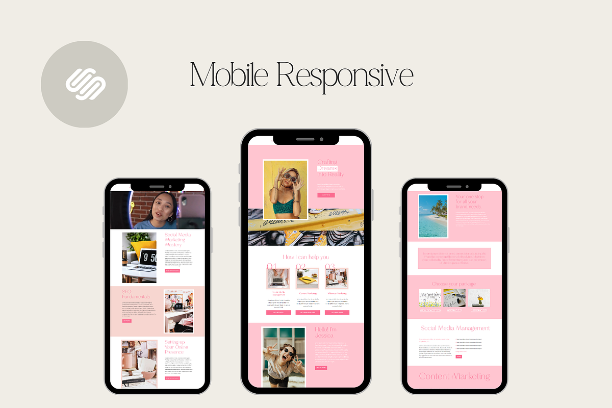 Rainbow Squarespace 7.1 Template, a Squarespace Template by Beliveart (Photo 3 of 5)