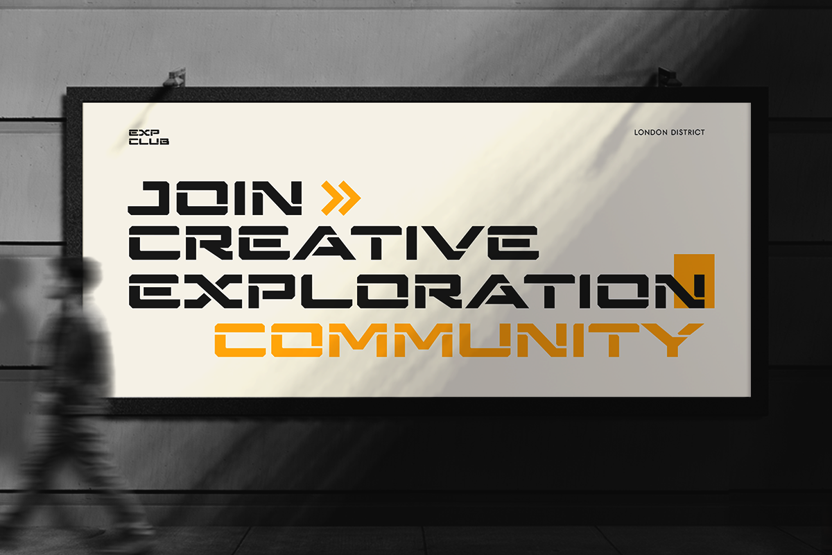Invasion - Futuristic Techno Font, a Sans Serif Font by Hamz Studio (Photo 5 of 8)