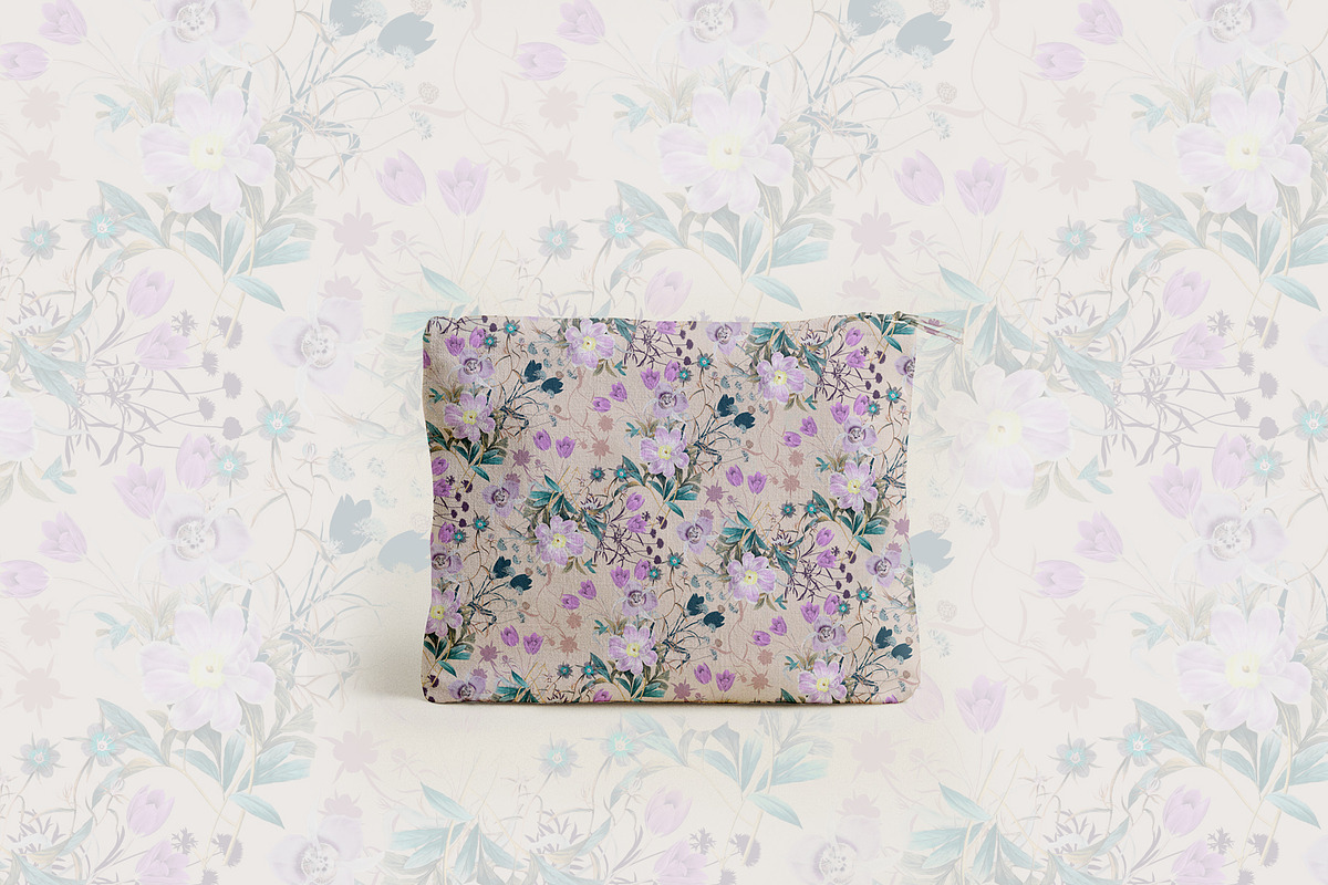 Romantic Bloom - Seamless Patterns, a Pattern Graphic by texvogue (Photo 9 of 9)
