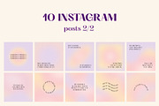 Canva Soft Dreams Instagram Bundle, a Social Media Template by Alice Store (Thumbnail 4 of 9)