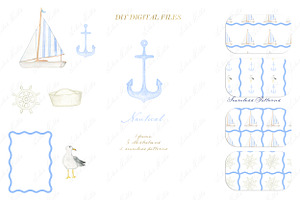 Nautical Blue Sailboat Boy DIY