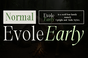 Evolve Early Serif Font Family, a Serif Font by groens (Thumbnail 6 of 15)