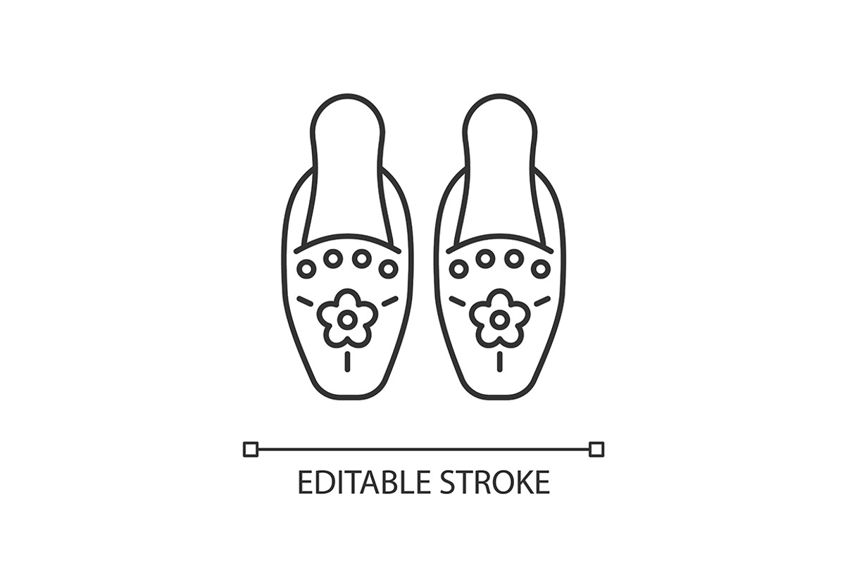 Traditional beadwork linear icon, an Outline Icon by IMG Visuals