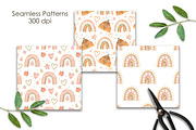 Watercolor Boho rainbow & butterfly, a Decorative Illustration by Kira Konoshenko (Thumbnail 7 of 16)
