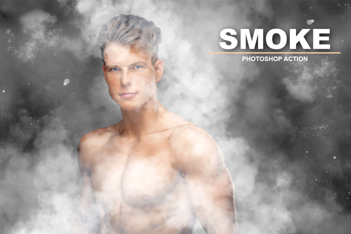 Smoke Photoshop Action preview 6