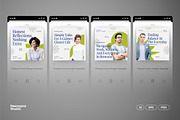 White Green Minimal Podcast Cover, a Social Media Template by Neermana (Thumbnail 1 of 4)