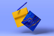 Golden & Blue textures, a Texture Graphic by Mirror Flow (Thumbnail 2 of 12)