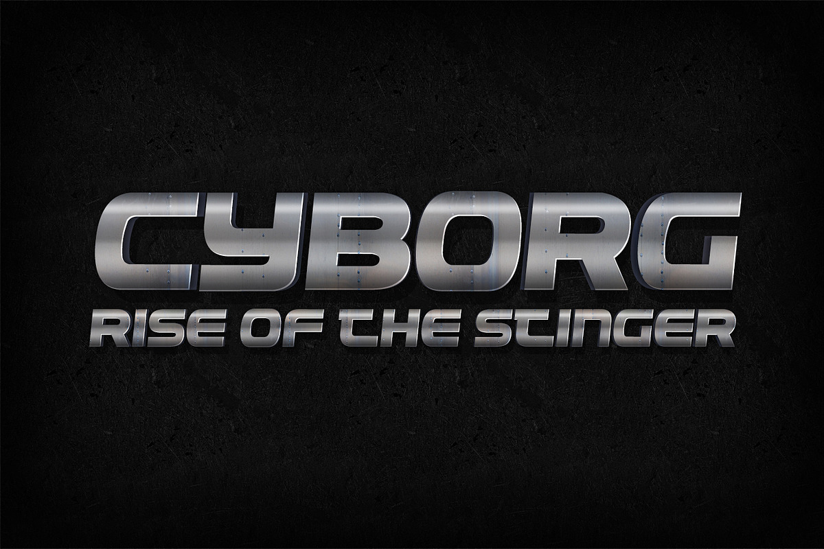 Cinematic 3D Text for Photoshop, a Layer Style Add-On by Creativenauts (Photo 3 of 5)