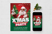 Christmas Party Flyer Template, a Flyer Template by BrandPacks (Thumbnail 2 of 5)