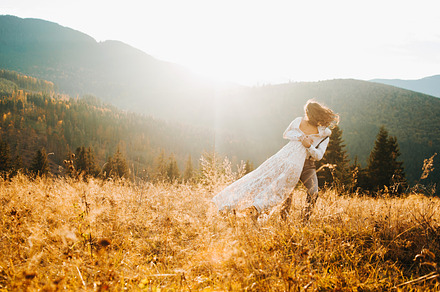 Wedding in boho style.