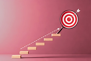 Target Achievement Concept with Arro, a Business Photo by Stock Shape