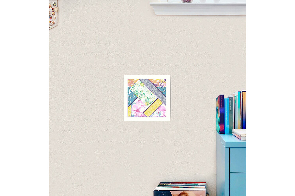 Patchwork Florals – Botanical, an Illustration by kraalikaacreations (Photo 3 of 5)