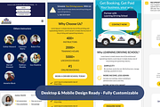 4 in 1 Responsive Website Bundle, an UI Kit Template by UI Pixel (Thumbnail 7 of 12)