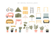 Summer Market - poster & map creator, a Decorative Illustration by Cute Atelier (Thumbnail 8 of 18)