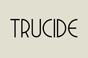 Trucide font family, a Sans Serif Font by vlad.berla (Thumbnail 1 of 7)