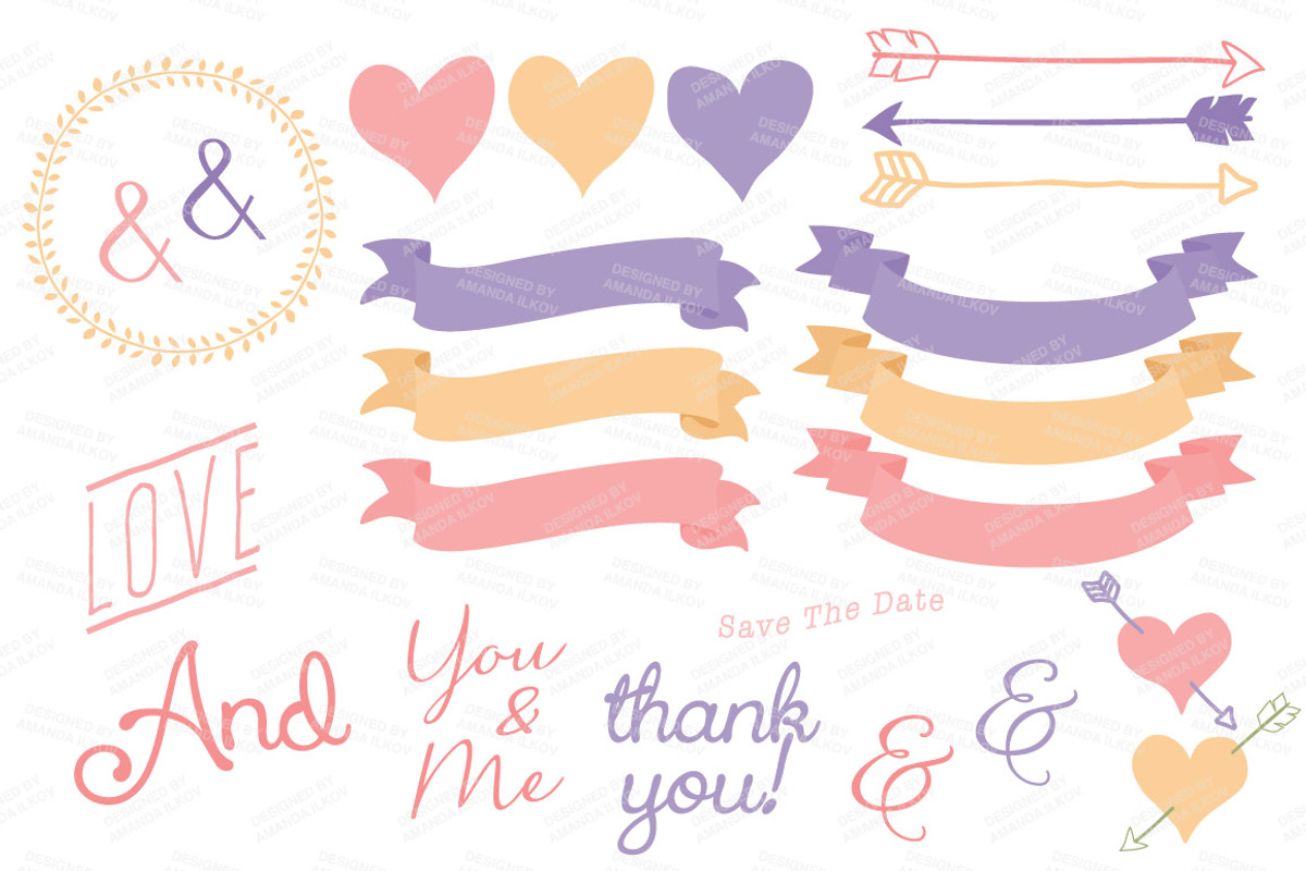 Wildflower Heart & Banners, an Illustration by Amanda Ilkov (Photo 4 of 4)