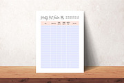 Monthly Bill Tracker, a Print Template by HillTract (Thumbnail 1 of 5)