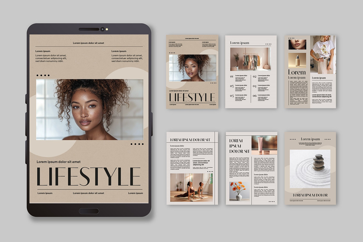 Minimalist Lifestyle Digital Magazin, a Templates & Theme by studiogstock (Photo 1 of 4)