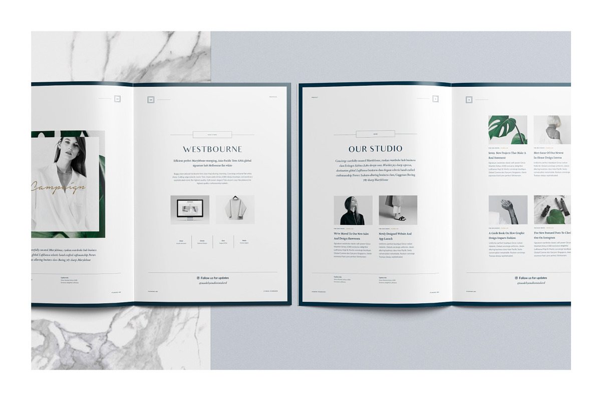 Filmore Fashion Proposal, a Brochure Template by Studio Standard (Photo 4 of 11)