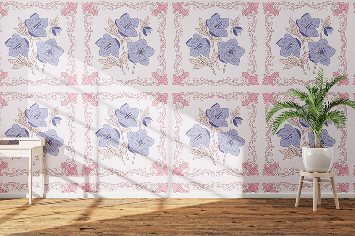 Heritage Bloom, a Pattern Graphic by snadiacreations (Photo 3 of 3)