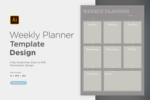 Weekly Planner Sheet Design-46