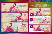 Colorific Sounds Facebook Cover, a Social Media Template by angelicafx (Thumbnail 1 of 2)