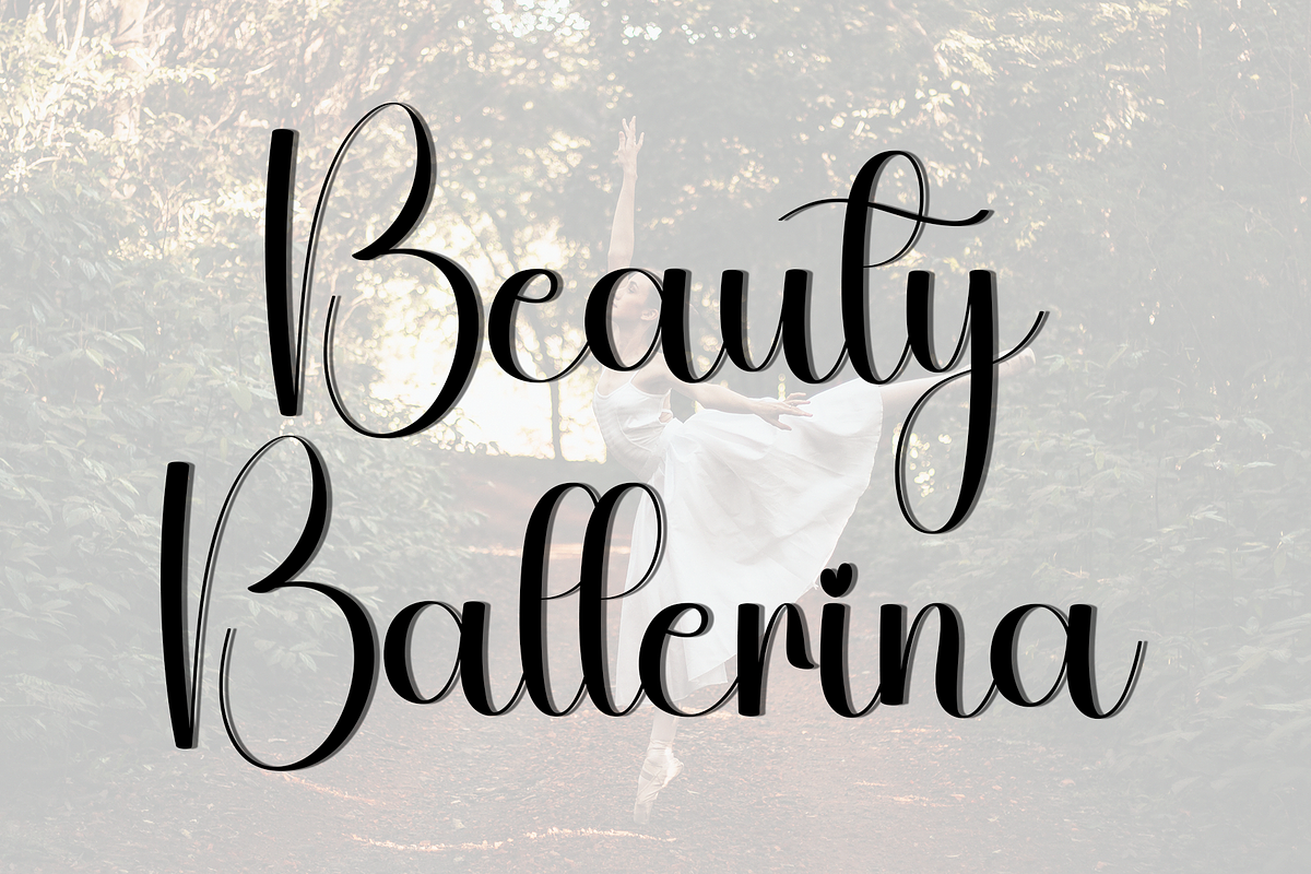 Ballerina, a Handwritten Font by InermediaSTUDIO (Photo 6 of 7)