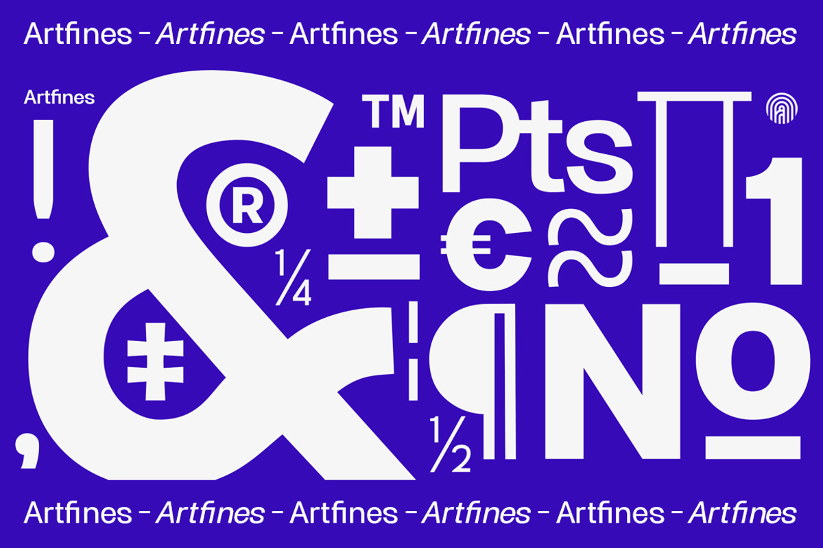 Artfines, a Sans Serif Font by artism_design (Photo 4 of 7)