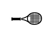 Tennis Racket Icon Silhouette Bundle, an Illustration by Designs_River (Thumbnail 36 of 51)
